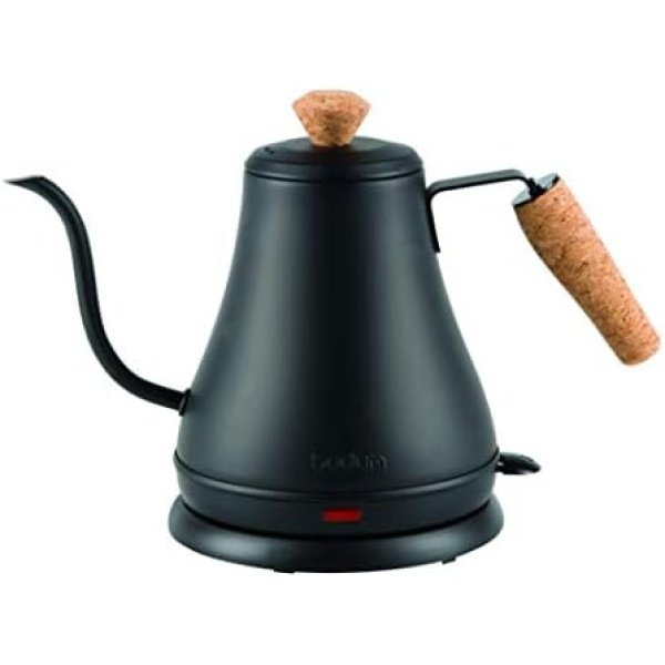 Bodum 11883-259US Melior Gooseneck Electric Water Kettle, 27 Ounce, Matte Black
