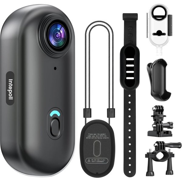 4K Mini WIFI Action Camera 128GB Thumb POV Portable Body Cam